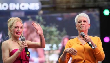 Lindsay Lohan y Jamie Lee Curtis presentan en México la secuela de 'Otro Viernes de locos'