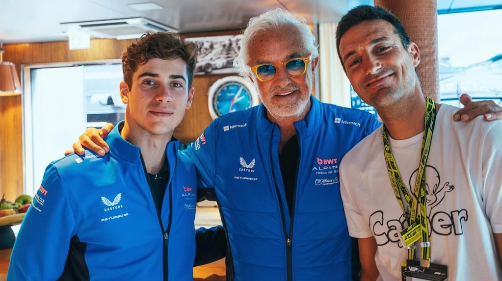 El mensaje de Alpine tras el sorpresivo encuentro de Lionel Scaloni con Franco Colapinto y Flavio Briatore