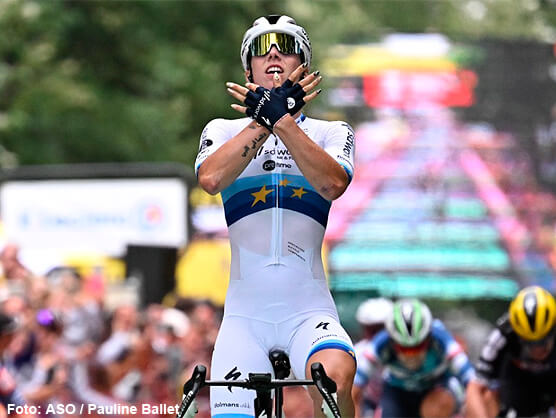 Tour de Francia Femenino: Lorena Wiebes gana la tercera etapa y su compatriota Vos vuelve al liderato