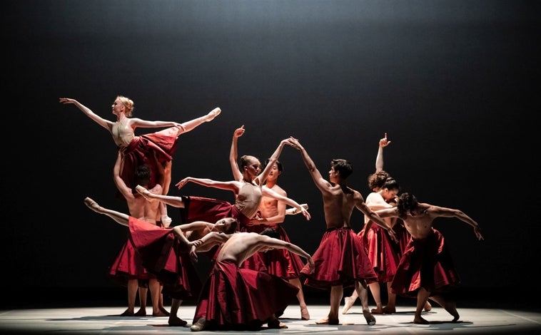 Imagen principal - Junior Ballet de la Ópera de París en 'Requiem for a Rose', de Anabel López Ochoa