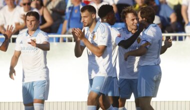 Triunfo fácil del Real Zaragoza ante un desconocido Mirandés por 2-0
