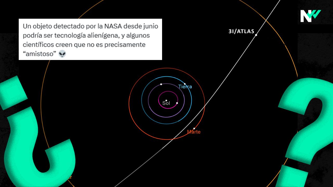Nave extraterrestre cometa 3I/ATLAS NASA