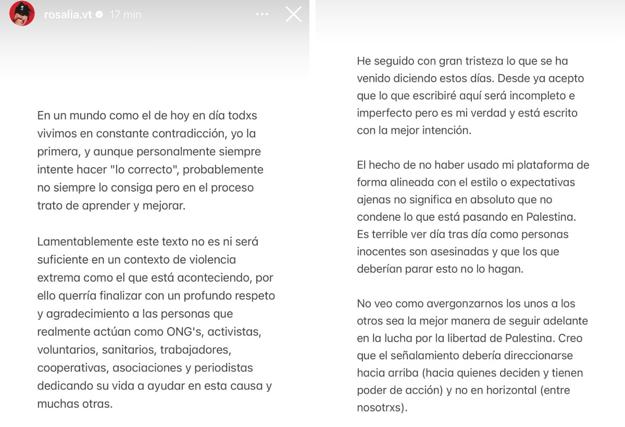 Rosalía responde a Miguel Adrover