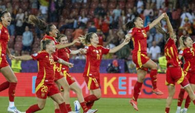 Grandes pantallas en Burgos, Salamanca, Segovia, Soria y Zamora para ver la final de la Eurocopa de fútbol femenino