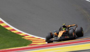 Norris logra pole en Gran Premio de Bélgica después de que Verstappen ganara sprint
