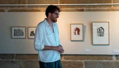 Exposición de Miguel Rojo Otero en Bueu