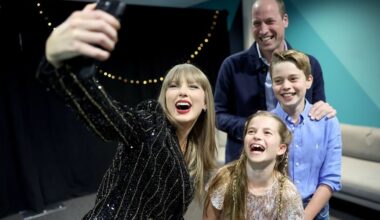 Taylor Swift revela los detalles privados de su encuentro con la familia real británica
