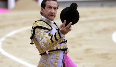 Carlos Escolar «Frascuelo», en la última corrida que lidió en la plaza de toros de Las Ventas.