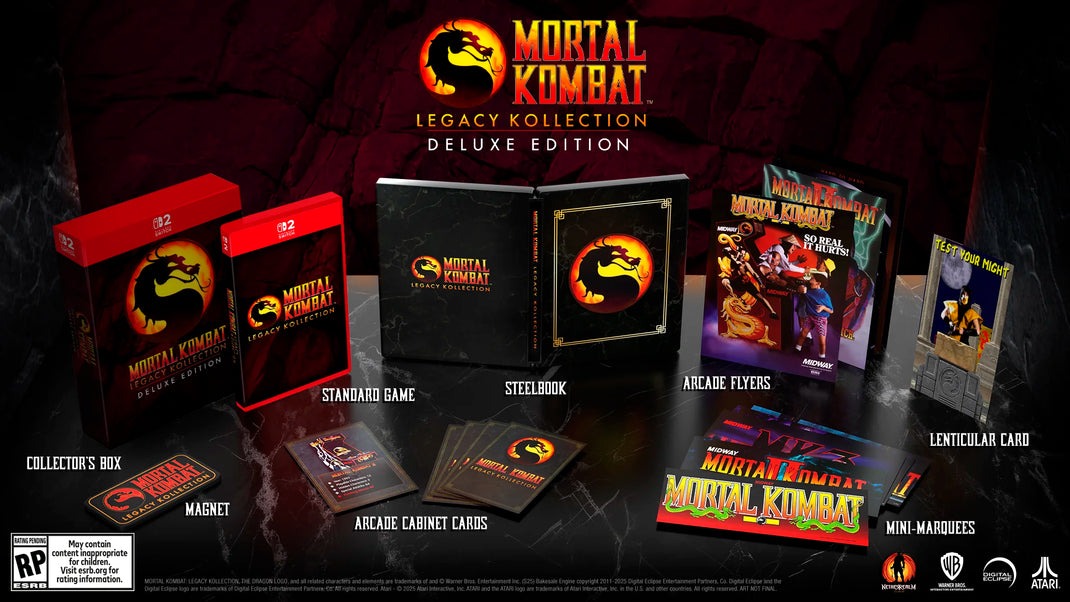 Mortal Kombat: Legacy Kollection confirma fecha oficial en formato físico y más detalles