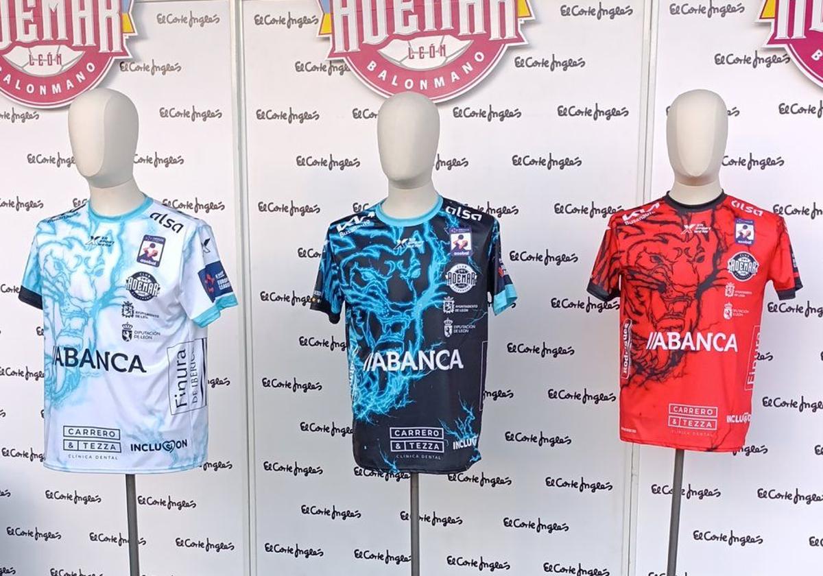 Así son las nuevas equipaciones que lucirá el Ademar esta temporada