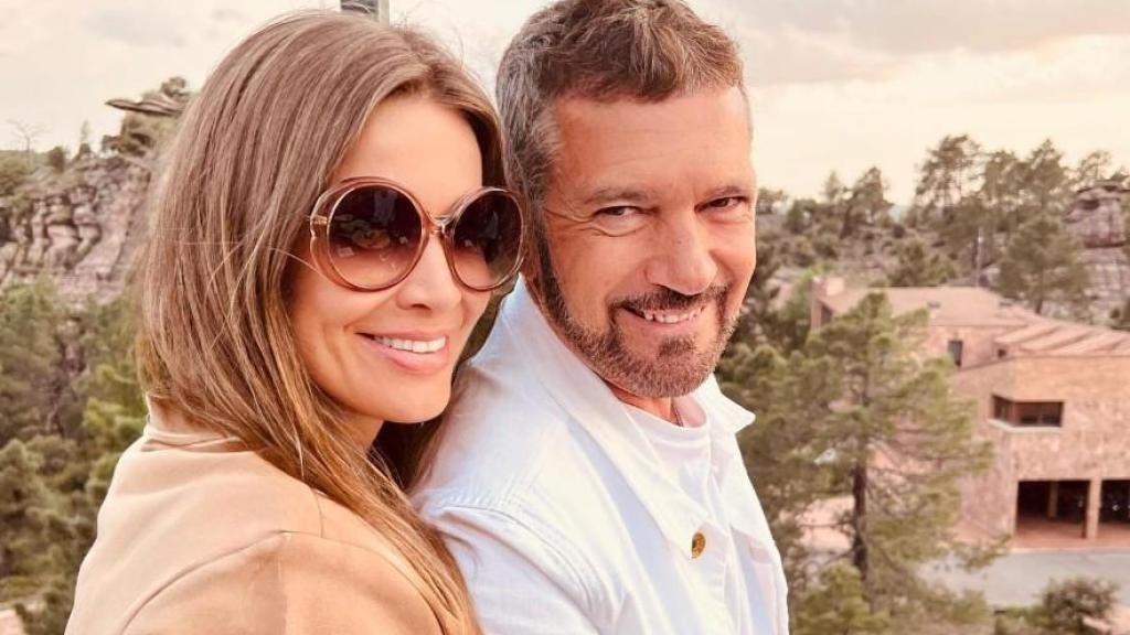 Antonio Banderas y Nicole Kimpel, en una imagen de archivo.