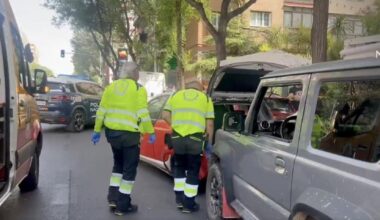 El Samur durante el atropello de Doctor Esquerdo.