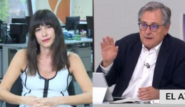 Paco Marhuenda y Arantxa Tirado en ‘Espejo Público’.