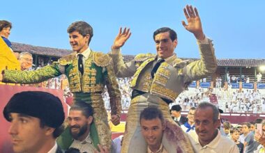 Tarazona de Aragón: Triunfo de Aarón Palacio y Félix San Román en la segunda de San Atilano