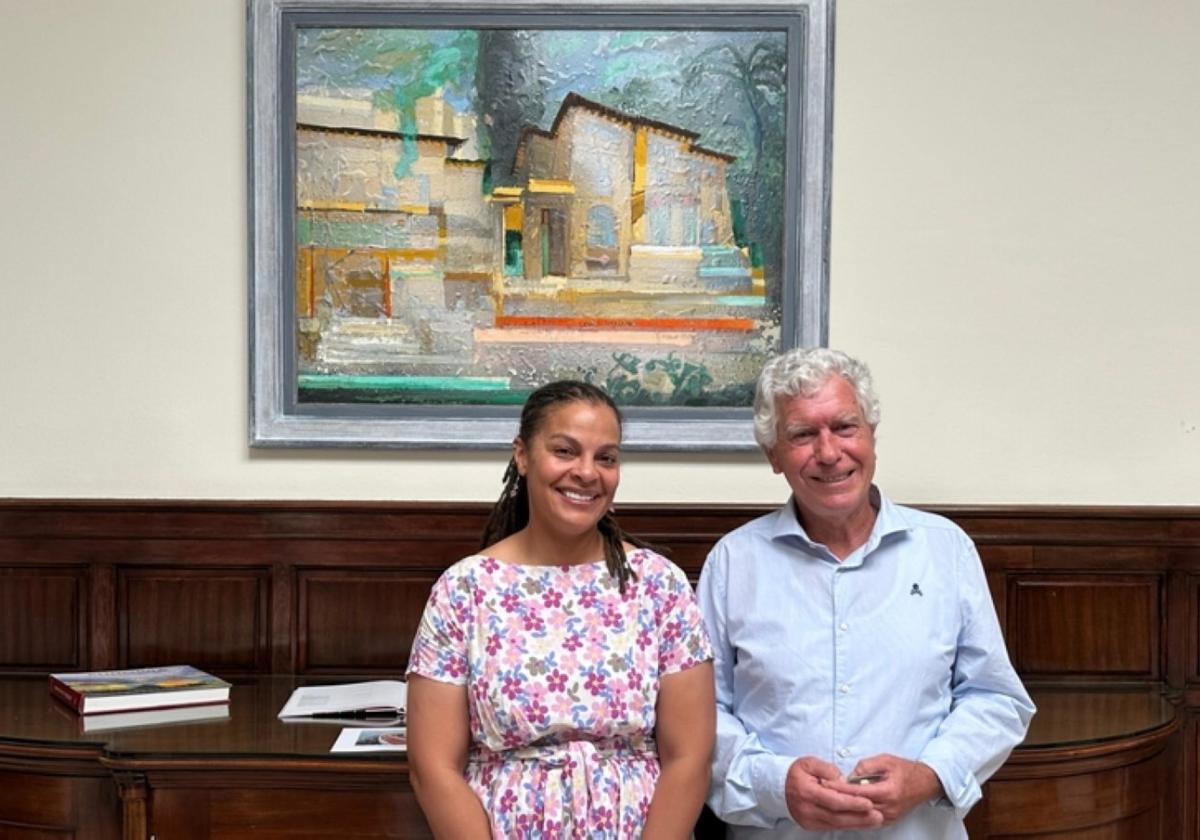 Reconocimiento para las pinturas de Ángel Uranga en el Parlamento Europeo y el Consulado de USA en Barcelona