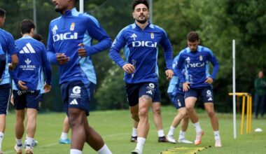 Tres bajas y una incógnita para el debut del Real Oviedo en Primera