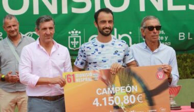 Giustino hace buenos los pronósticos y gana el torneo de tenis Dionisio Nespral