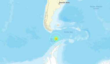 Un gran terremoto de magnitud 7,5 sacude la Antártica chilena y activa la alerta de tsunami