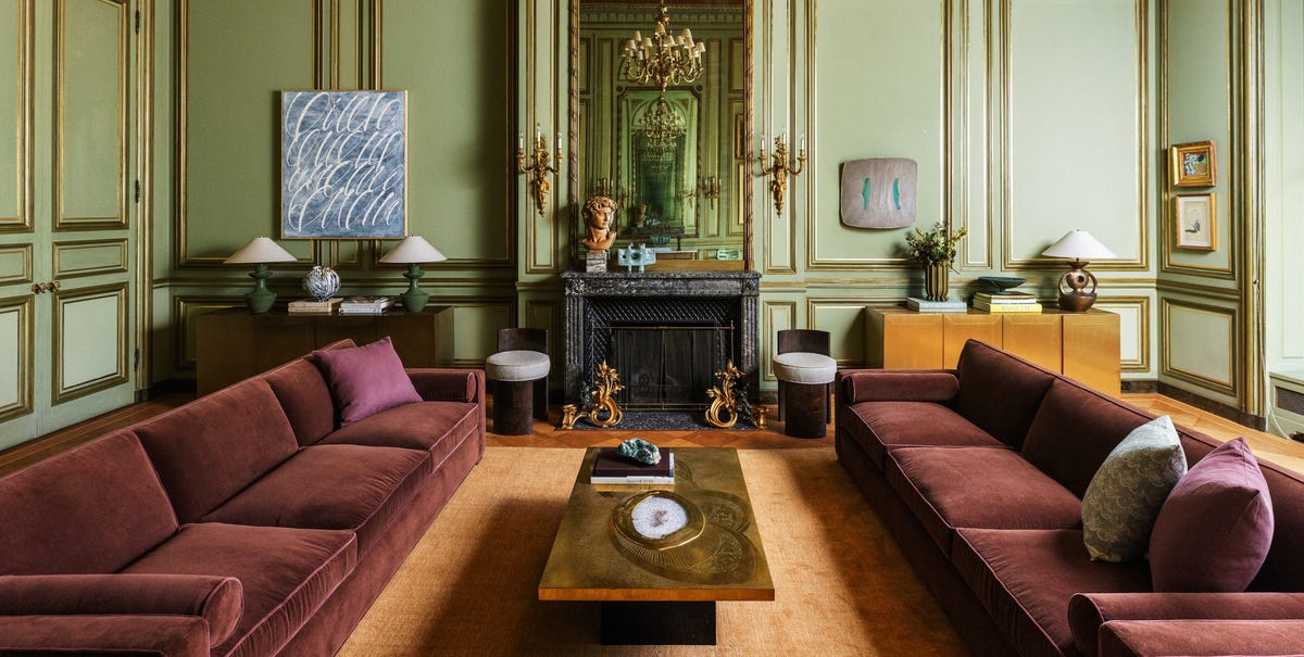 Un interiorista renueva un palacio de 7 plantas que parece sacado de la serie La edad dorada con muebles de diseño y lujo moderno