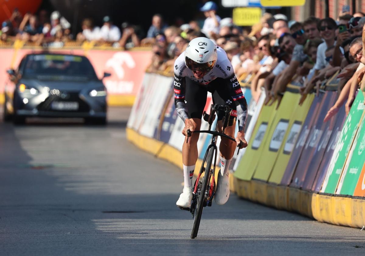 Brandon McNulty vuela en la crono final y gana el Tour de Polonia
