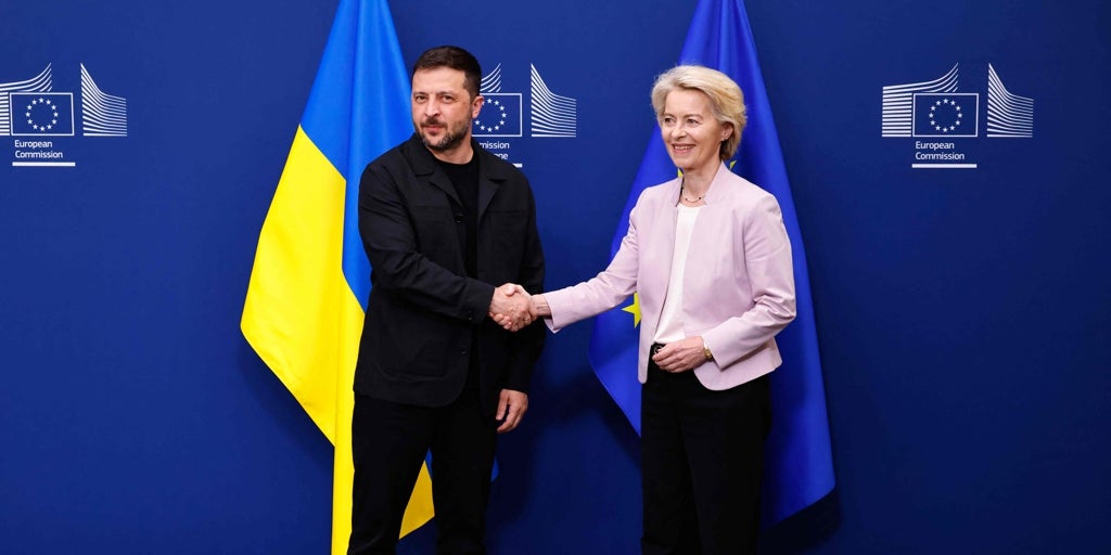 Von der Leyen y otros líderes europeos acompañarán a Zelenski en su reunión con Trump en Washington
