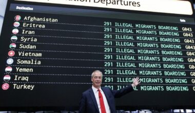 Farage quiere deportar a 600.000 inmigrantes ilegales del Reino Unido: los talibanes están «listos» para recibirlos