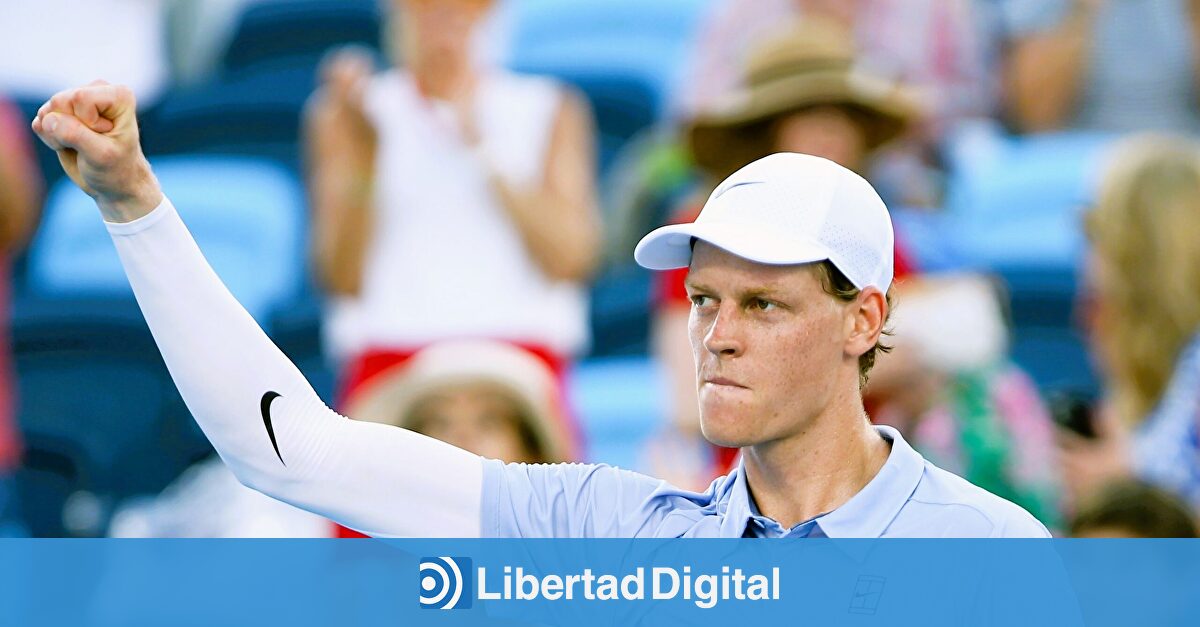Jannik Sinner, primer finalista en Cincinnati