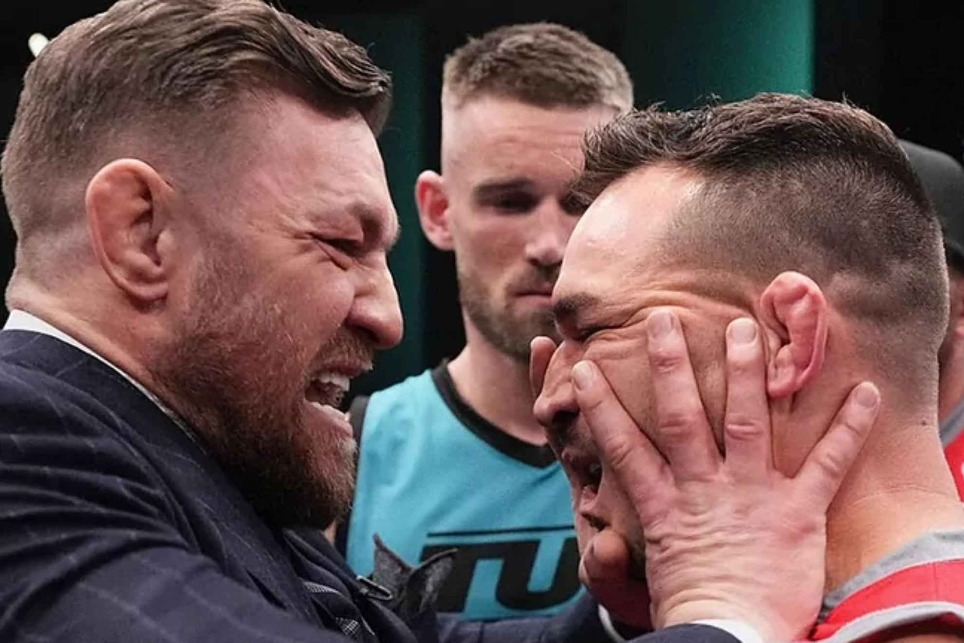 Conor McGregor y Michael Chandler durante The Ultimate Fighter.