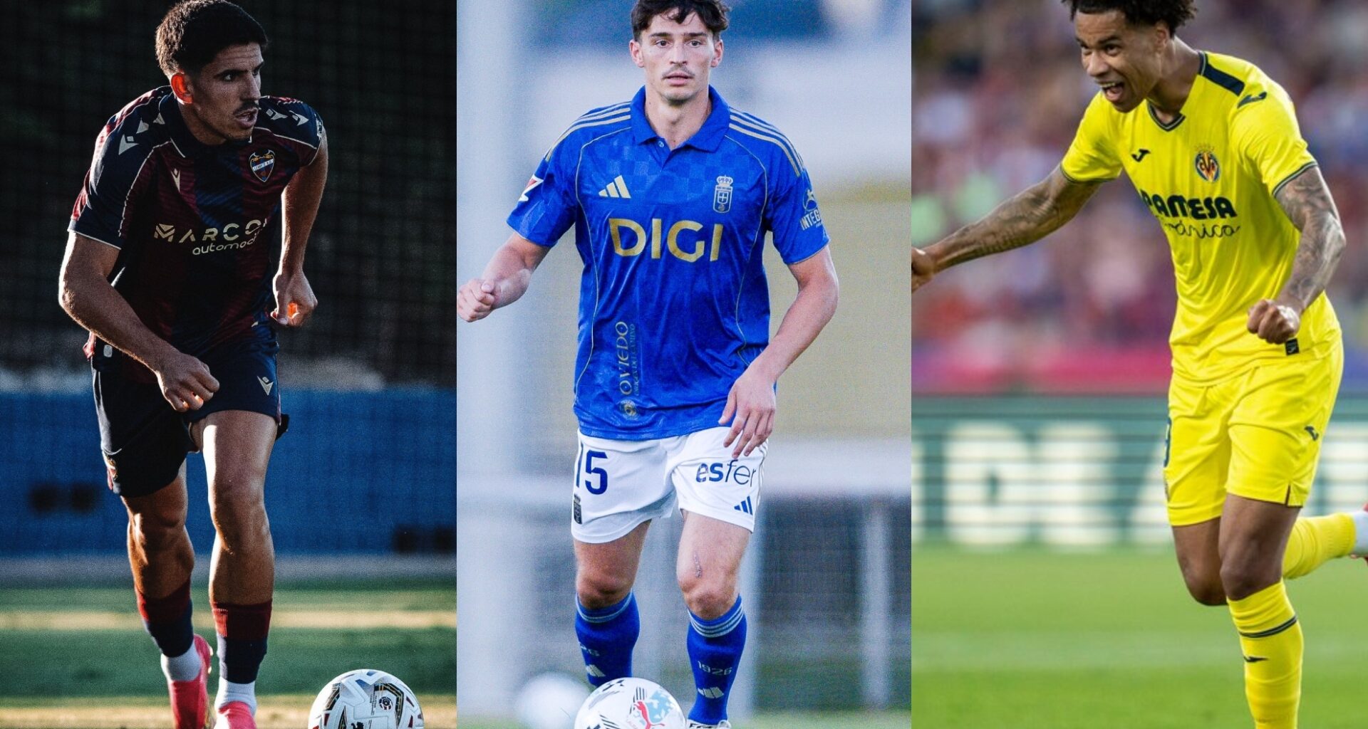 Tres equipos de LaLiga EA Sports en acción