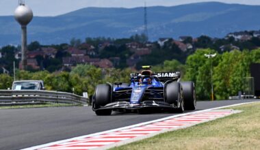 Carlos Sainz durante la primera sesión de entrenamientos libres del GP de Hungría.