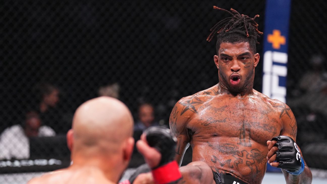 Sedriques Dumas de UFC fue arrestado por múltiples delitos graves