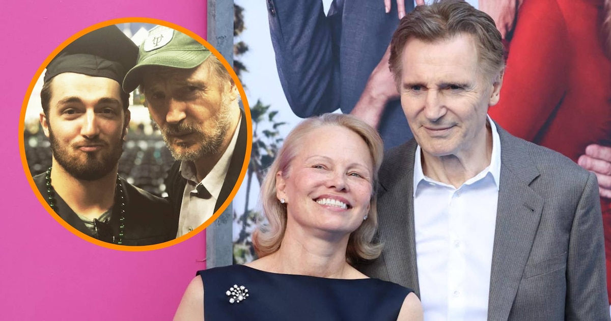 Así reaccionó el hijo de Liam Neeson al romance del actor con Pamela Anderson