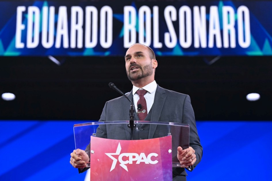 Eduardo Bolsonaro, agente "provocador" en el centro del duelo EEUU-Brasil