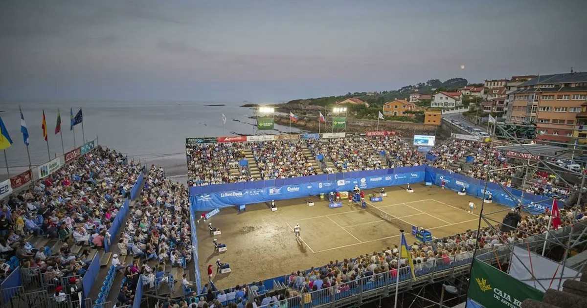 Tenis con marea: la historia del torneo que se juega en la arena y depende del mar