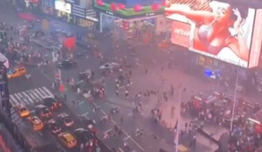 Un adolescente abre fuego y hiere a tres personas en Times Square, en Nueva York