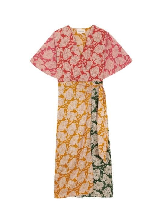 : Vestido con estampado de flores
