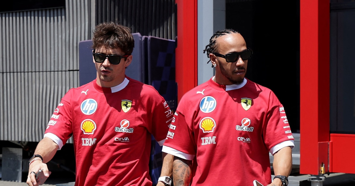 La tajante respuesta de Charles Leclerc ante la crisis que atraviesa Lewis Hamilton en Ferrari