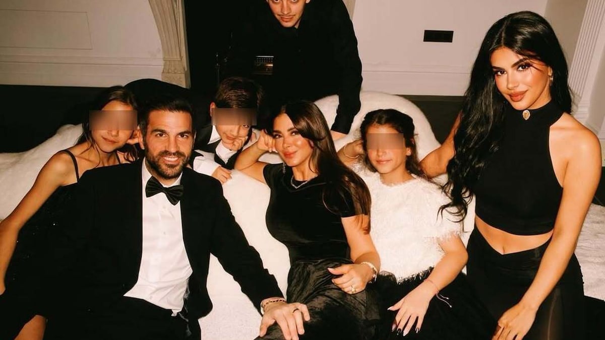 Cesc Fàbregas y su familia numerosa, nuevos anfitriones de lujo de Morata y Alicia Campello en Como