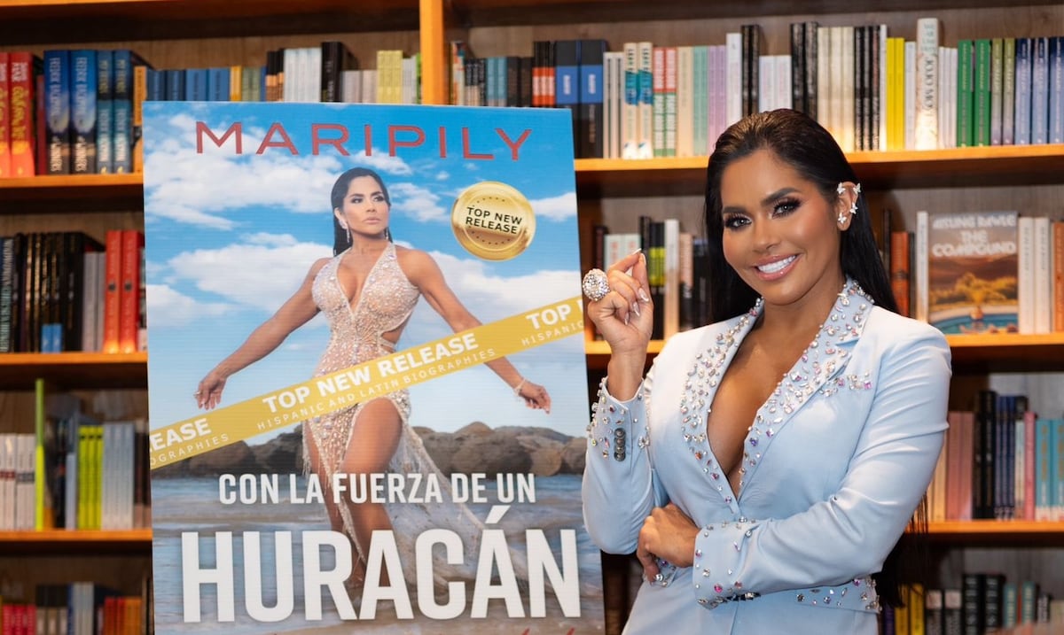 Maripily presenta su libro a sus seguidores