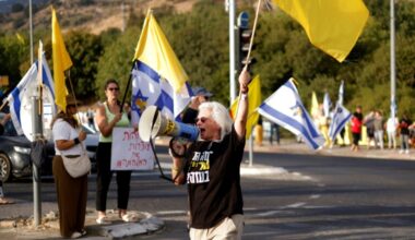 Protestas en Israel para reclamar un acuerdo sobre la liberación de los rehenes en Gaza