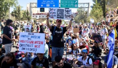 Inmensa manifestación en Tel-Aviv en apoyo a los rehenes de Gaza