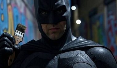 la tendencia que hizo viral a Ghost Pitur, un Batman con pintura