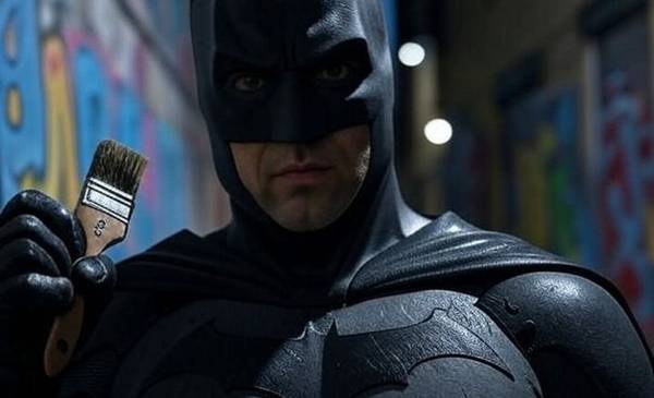 la tendencia que hizo viral a Ghost Pitur, un Batman con pintura