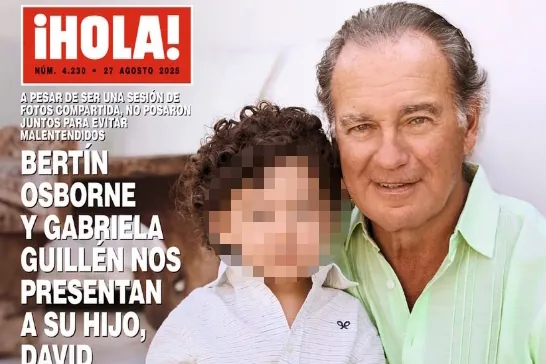 Bertín Osborne y Gabriela Guillén presentan a su hijo David en una exclusiva: "No quiero que sea un niño escondido" - El Mundo