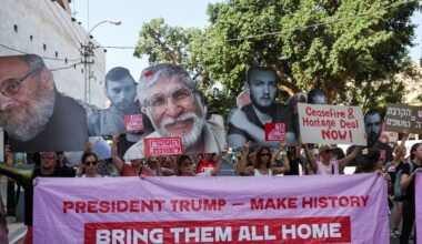 Los familiares de los rehenes israelíes secuestrados por el grupo terrorista Hamas volvieron a marchar para pedir su liberación
