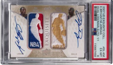 Tarjeta de baloncesto con Michael Jordan y Kobe Bryant se vende por un récord mundial de US$ 12,9 millones