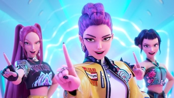 "Las guerreras k-pop", película de