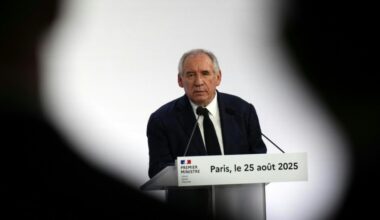 El primer ministro de Francia pedirá un voto de confianza el 8 de septiembre