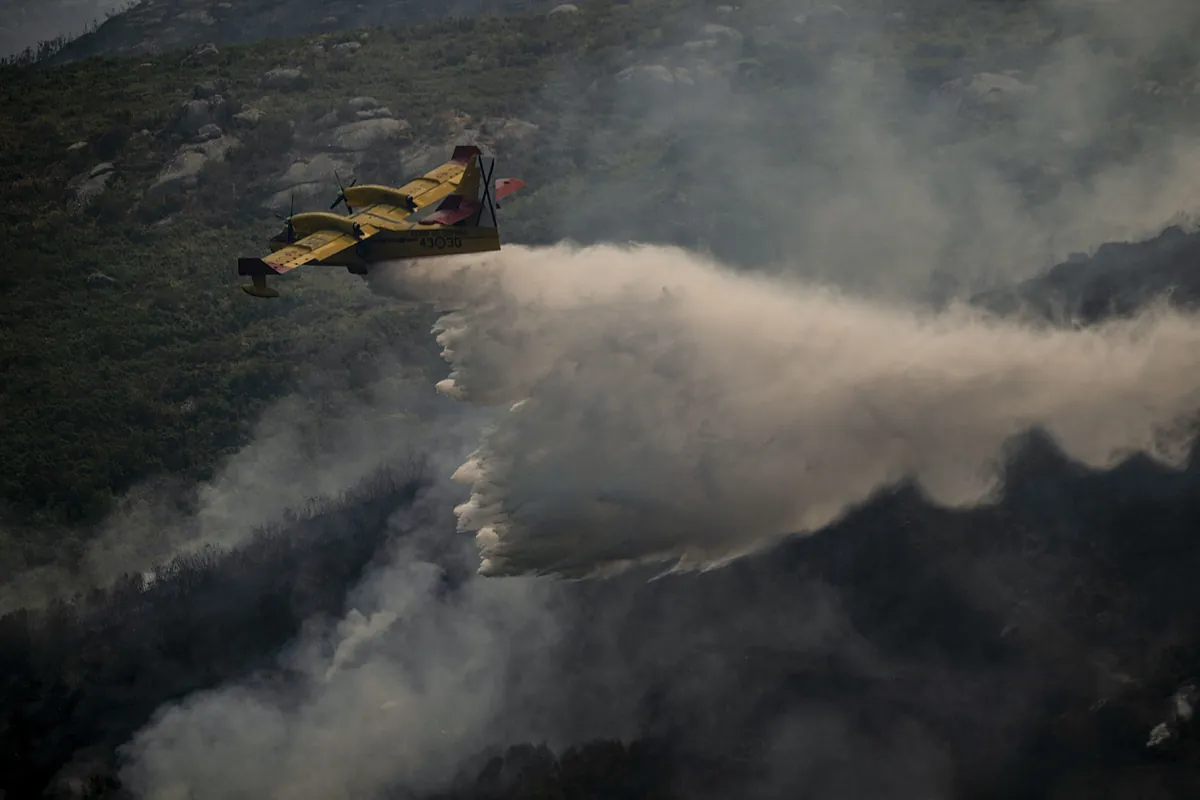 Bomberos encuentran restos óseos junto a un coche mientras trabajaban en un incendio en Vilariño de Conso (Ourense) - El Mundo