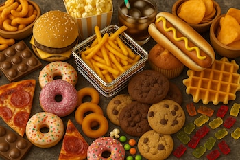 Las sopas, pizzas y snacks